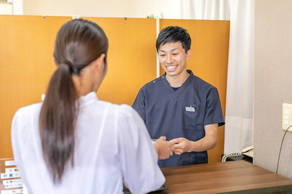 五香あおぞら鍼灸整骨院受付