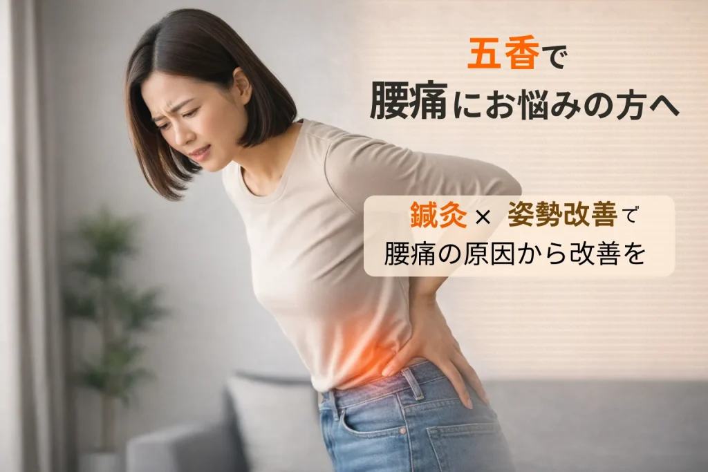 五香あおぞら鍼灸整骨院　腰痛画像